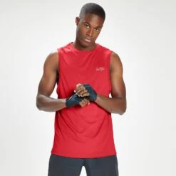 MP Herren Infinity Mark Graphic Trainingstanktop – Knallrot