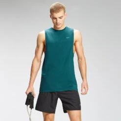 MP Herren Repeat Grafik Trainings-Tanktop Top — Deep Teal