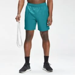 MP Men's Repeat Mark Graphic Training Shorts | Teal | MP