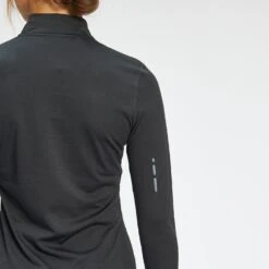 MP Damen Power Ultra 1/4 Reißverschluss-Top In Klassischer Passform — Schwarz -Sportliche Kleidung Geschäft 12795904 1694884221450157