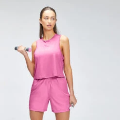 MP Damen Repeat Mark Grafik Training Crop Vest — Pink -Sportliche Kleidung Geschäft 12847933 1874875128192757 1