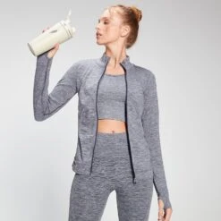 MP Women's Composure Zip Through Jacket - Galaxy Blue -Sportliche Kleidung Geschäft 12857264 7024891531762134