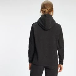 MP Damen Essential Fleece Overhead Kapuzenpulli — Schwarz -Sportliche Kleidung Geschäft 12857560 1304884222330780