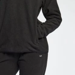 MP Damen Essential Fleece Overhead Kapuzenpulli — Schwarz -Sportliche Kleidung Geschäft 12857560 2134884222423378