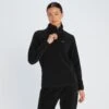 MP Damen Essential 1/4 Reißverschluss Fleece — Schwarz -Sportliche Kleidung Geschäft 12857714 2005049072122967 2