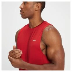 MP Herren Training Tanktop – Karminrot -Sportliche Kleidung Geschäft 12962093 1735011266001194