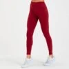 MP Damen Singles Day Leggings — Dunkelrot