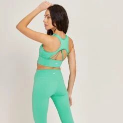 MP Power Longline Sport-BH Für Damen - Eisgrün -Sportliche Kleidung Geschäft 13108845 4754959958614879