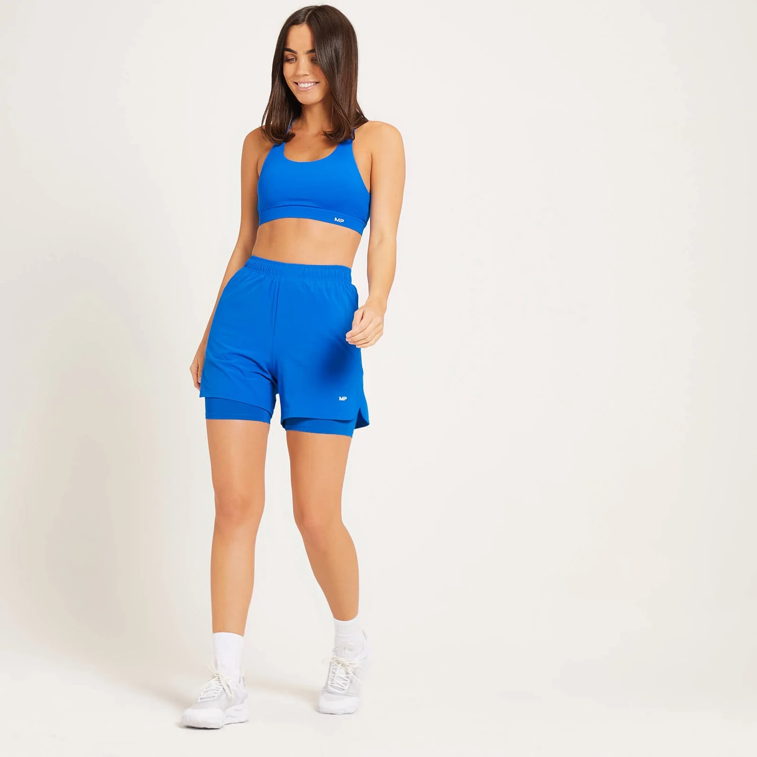 MP Training 2-in-1-Shorts Für Damen - Blau 4 MP Training 2-in-1-Shorts Für Damen - Blau – Bild 2