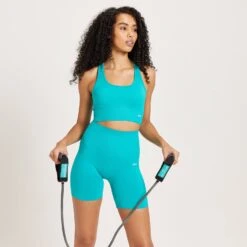 MP Shape Nahtloser Sport-BH Für Damen- Lagunenblau