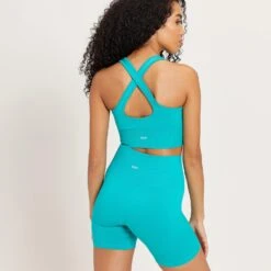 MP Shape Nahtloser Sport-BH Für Damen- Lagunenblau -Sportliche Kleidung Geschäft 13110613 4494915095374184