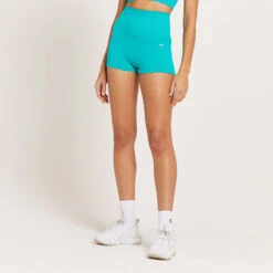 MP Shape Nahtlose Booty-Shorts Für Damen - Lagunenblau -Sportliche Kleidung Geschäft 13110733 2114915095390948 3