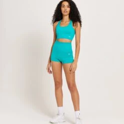 MP Shape Nahtlose Booty-Shorts Für Damen - Lagunenblau -Sportliche Kleidung Geschäft 13110733 8174915095430860