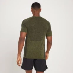 MP Essential Seamless Kurzarm-T-Shirt Für Herren - Olivgrün Meliert -Sportliche Kleidung Geschäft 13114777 1014932687915909