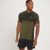 MP Essential Seamless Kurzarm-T-Shirt Für Herren - Olivgrün Meliert