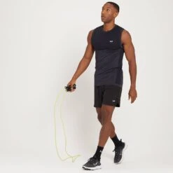 MP Men's Seamless Tank Top — Schwarz Meliert -Sportliche Kleidung Geschäft 13114831 2064932687873330