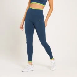 MP Adapt Seamless Leggings Für Damen - Blaugrau