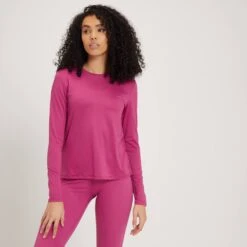 MP Women's Power Ultra Long Sleeved T-Shirt — Sangria