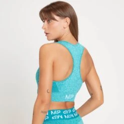 MP Damen Curve Sport-BH — Lagunenblau -Sportliche Kleidung Geschäft 13121081 9494965371683860