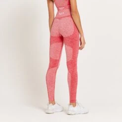 MP Curve Leggings Mit Hoher Taille Für Damen - Rot Meliert -Sportliche Kleidung Geschäft 13121401 8854915096011741