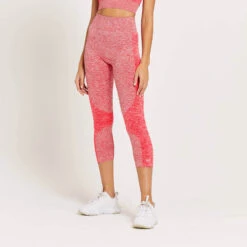 MP Curve 3/4-Leggings Mit Hoher Taille Für Damen - Grau Meliert -Sportliche Kleidung Geschäft 13121441 1264926459553083 1