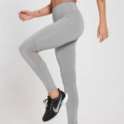 MP Velocity Leggings Für Damen - Grau -Sportliche Kleidung Geschäft 13122613 5874911985233474