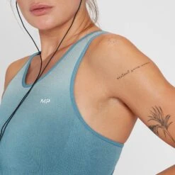 MP Velocity Ultra Nahtloser Sport-BH Für Damen - Steinblau -Sportliche Kleidung Geschäft 13122773 4204911984429093