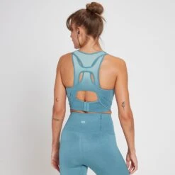 MP Velocity Ultra Nahtloser Sport-BH Für Damen - Steinblau