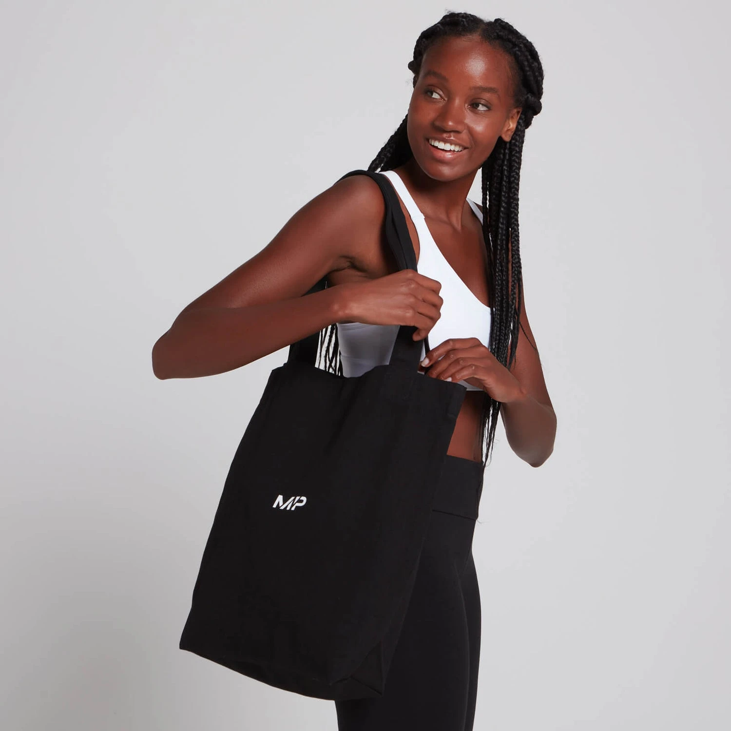 MP Tragetasche Aus Segeltuch – Schwarz 5 MP Tragetasche Aus Segeltuch – Schwarz – Bild 3