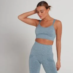 MP Damen Dynamic Training Nahtloser Sport-BH — Eisblau -Sportliche Kleidung Geschäft 13158276 1674969293234201
