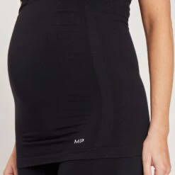 MP Women's Maternity Seamless Vest — Schwarz -Sportliche Kleidung Geschäft 13170108 1714942553433732