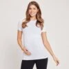 MP Women's Maternity Seamless Short Sleeve T-Shirt — Weiß -Sportliche Kleidung Geschäft 13170148 3504942552931565 1