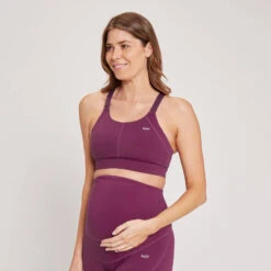 MP Women's Maternity/Nursing Sports Bra — Dunkellila -Sportliche Kleidung Geschäft 13170255 1234942553205084 1
