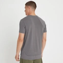 MP Herren Velocity Ultra Kurzarm-T-Shirt – Kieselgrau -Sportliche Kleidung Geschäft 13460492 1404973189105079
