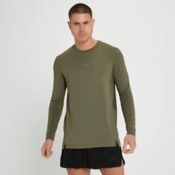 MP Herren Velocity Ultra Langarm-Top – Armeegrün
