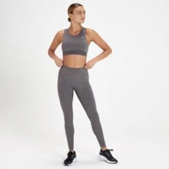 MP Women's Velocity Ultra Reflective Sport-BH — Pebble Grey -Sportliche Kleidung Geschäft 13466938 3634980924421452