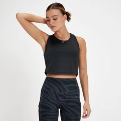 MP Women's Tempo Croptop – Schwarz