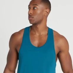 MP Men's Tempo Ultra Nahtloses Stringer-Top — Deep Lake -Sportliche Kleidung Geschäft 13496312 2064998049765308