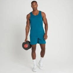 MP Men's Tempo Ultra Nahtloses Stringer-Top — Deep Lake -Sportliche Kleidung Geschäft 13496312 4804997997589050