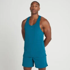 MP Men's Tempo Ultra Nahtloses Stringer-Top — Deep Lake -Sportliche Kleidung Geschäft 13496312 9824997997687507 1