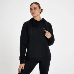 MP Women's Essentials Hoodie With Kangaroo Pocket - Black -Sportliche Kleidung Geschäft 13528333 7334980933230055 1