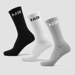 MP Damen Essentials Crew Socken (3er-Pack) – Weiß -Sportliche Kleidung Geschäft 13758283 1885009963042361 1