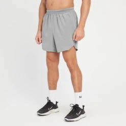 MP Herren Tempo Gewebte Shorts – Grau