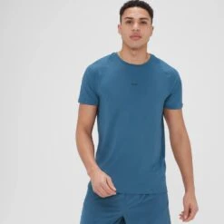 MP Herren Tempo Ultra Kurzarm-T-Shirt – Deep Slate