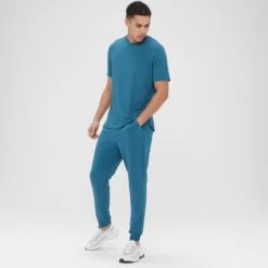 MP Herren Composure Kurzarm-T-Shirt – Blaugrün -Sportliche Kleidung Geschäft 13764467 1795029136405190