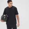 MP Herren Adapt Oversized T-Shirt – Schwarz -Sportliche Kleidung Geschäft 13764684 9705029136207037