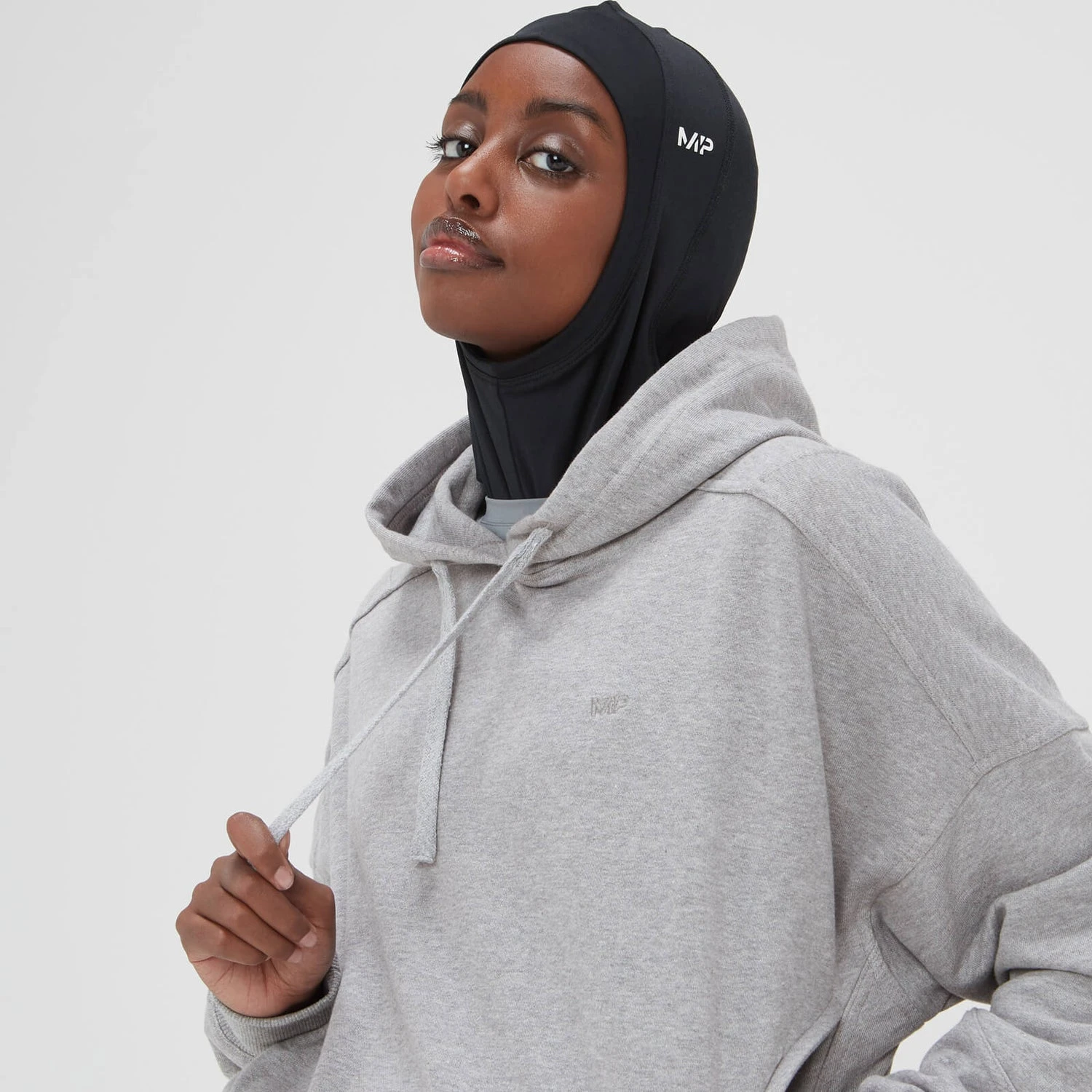 MP Damen Adapt Kapuzenpulli – Grau 5 MP Damen Adapt Kapuzenpulli – Grau – Bild 3