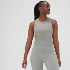 MP Damen Adapt Geripptes Top – Grau -Sportliche Kleidung Geschäft 13809314 2135029449404703 2