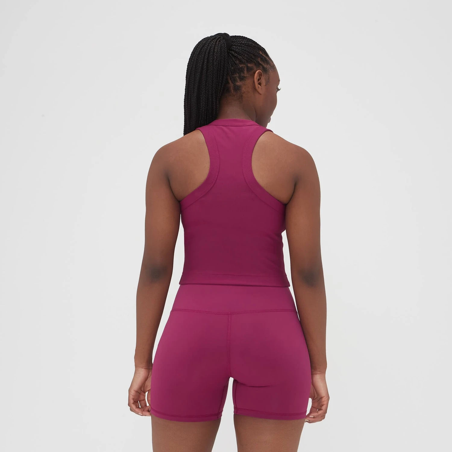 MP Damen Adapt Geripptes Top – Dunkle Traube 4 MP Damen Adapt Geripptes Top – Dunkle Traube – Bild 2