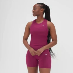 MP Damen Adapt Geripptes Top – Grau -Sportliche Kleidung Geschäft 13809330 8355029448366979 2